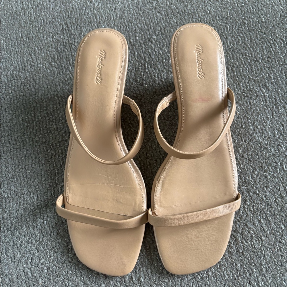 Madewell Nude Strappy Sandals